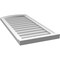 Ekena Millwork Arch Top Surface Mount PVC Gable Vent: Functional, w/ 2"W x 2"P Brickmould Sill Frame, 18"W x 38"H GVPAR18X3803SF - alternate 4